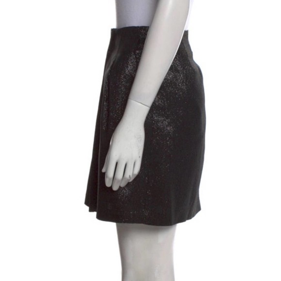 Vince. Black Glitter Accent  short Skirt size 6 - Picture 4 of 15
